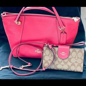 NWT Coach Bag with Matching Wallet
